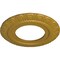 Ekena Millwork Claremont Ceiling Medallion (Fits Canopies up to 5 5/8"), 9"OD x 4 1/2"ID x 1/2"P, Pharaohs Gold CM09CLPGS - alternate 4